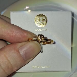 Gorjana Gold Initial Ring - T